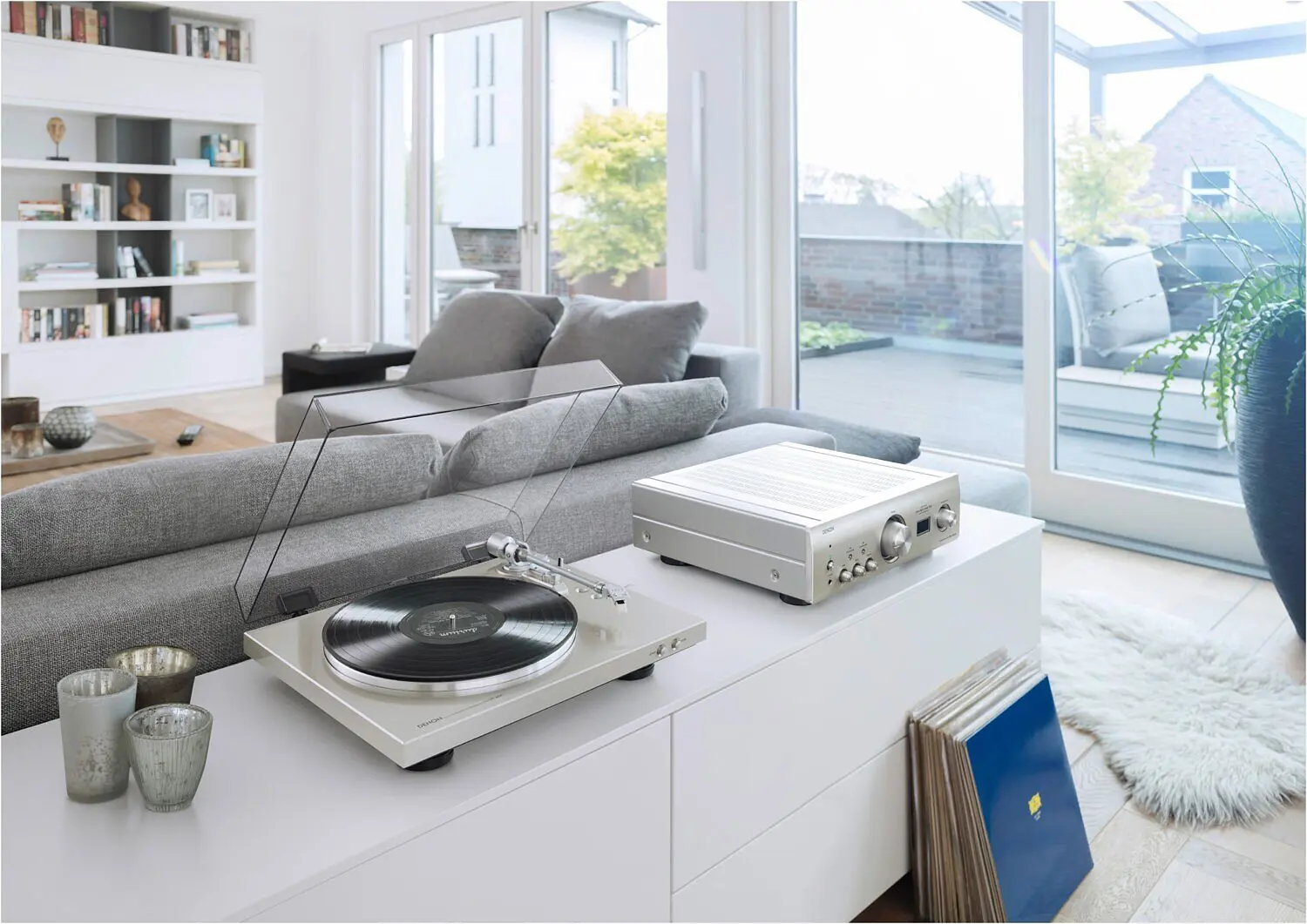 Denon DP-300F si Plattenspieler Vollautomat AUX inkl. Tonabnehmer – Bild 3