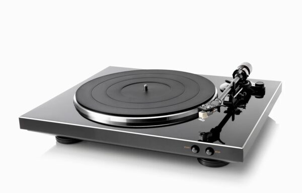 Denon DP-300F sw Plattenspieler Vollautomat AUX inkl. Tonabnehmer – Bild 2