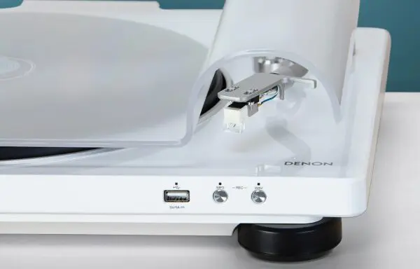 Denon DP-450USB HiFi-Plattenspieler USB-Aufnahme Weiß – Bild 5