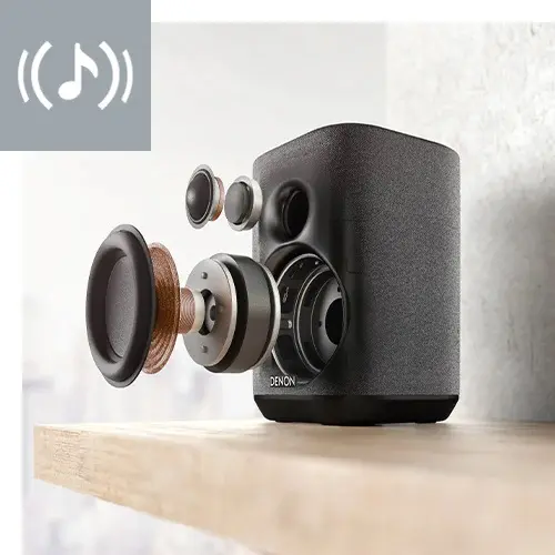 Denon Home 150 Lautsprecher schwarz Bluetooth – Bild 7