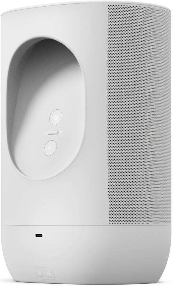 SONOS MOVE kabelloser Lautsprecher mit Akku in weiß – Bild 4