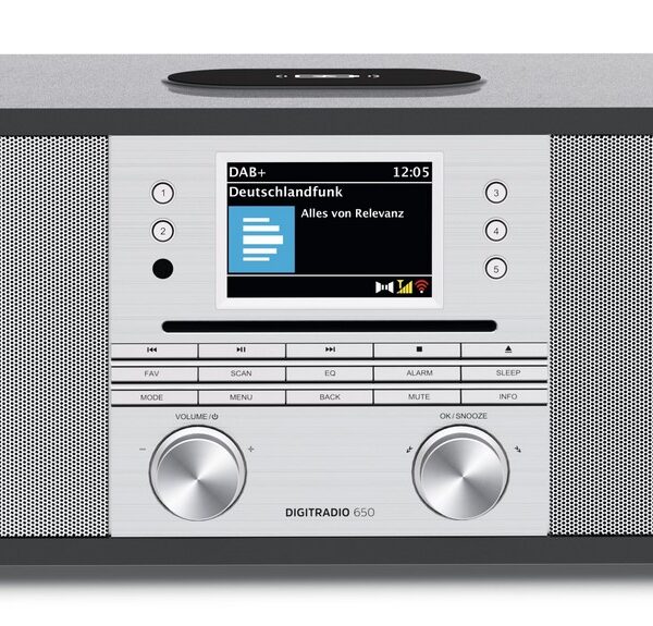 TechniSat DigitRadio 650 anth/si DAB+/ UKW/Internetradio m. CD-Player u. Bluetooth 0002/3980