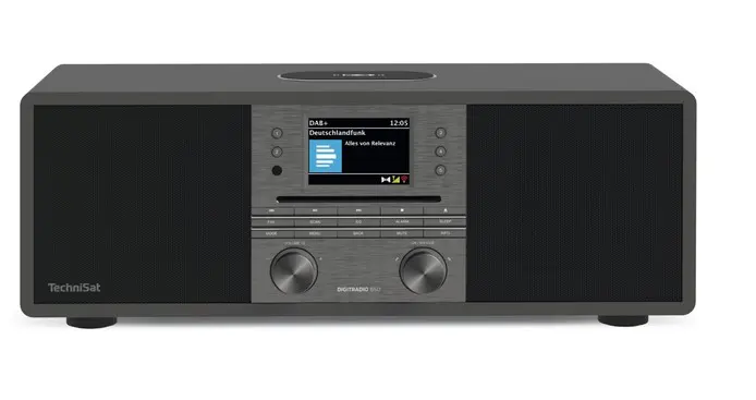 TechniSat DigitRadio 650 anthrazit DAB+/ UKW/Internetradio m. CD-Player u. Bluetooth 0000/3980