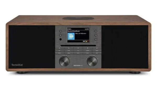 TechniSat DigitRadio 650 Nussbaum/ Anthrazit DAB+/ UKW/Internetradio m. CD-Player u. Bluetooth 0003/3980