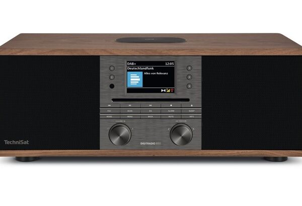 TechniSat DigitRadio 650 Nussbaum/ Anthrazit DAB+/ UKW/Internetradio m. CD-Player u. Bluetooth 0003/3980