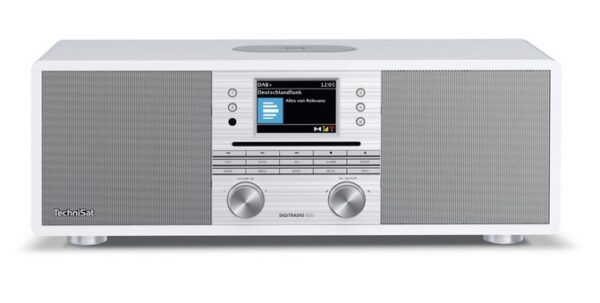 TechniSat DigitRadio 650 weiss/silber DAB+/ UKW/Internetradio m. CD-Player u. Bluetooth 0001/3980