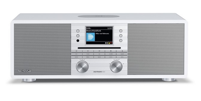 TechniSat DigitRadio 650 Atlas Vision m. Der - 2017 Store - Fachhändler u. DAB+/ 0001/3980 Bluetooth TV München des CD-Player Jahres weiss/silber Magazin Video UKW/Internetradio