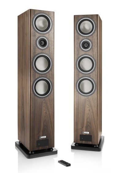 Canton Smart Townus 8 Nussbaum Wireless Aktiv Lautsprecher Set