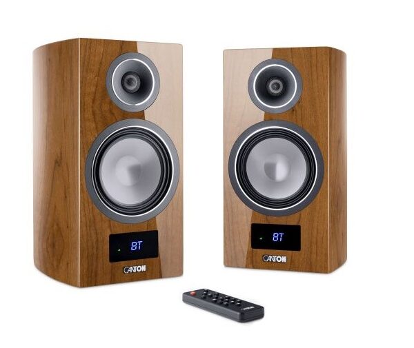 Canton Vento 3 S2 Nussbaum Wireless Aktiv Lautsprecher Set