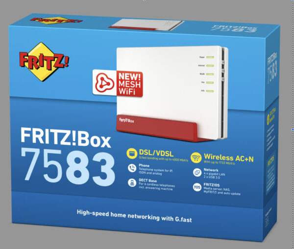 AVM 20002847 FRITZ!Box 7583 WLAN 2xS0 VDSL