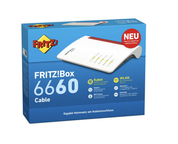 AVM FRITZ!Box 6660 Cable Wi-Fi 6660 2,5-Gigabit-LAN