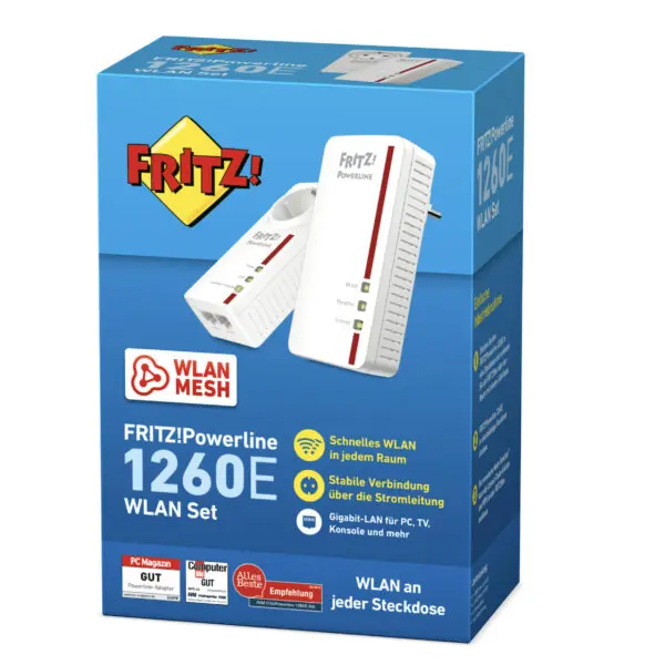 AVM 20002795 FRITZ!Powerline 1260E WLAN - Set