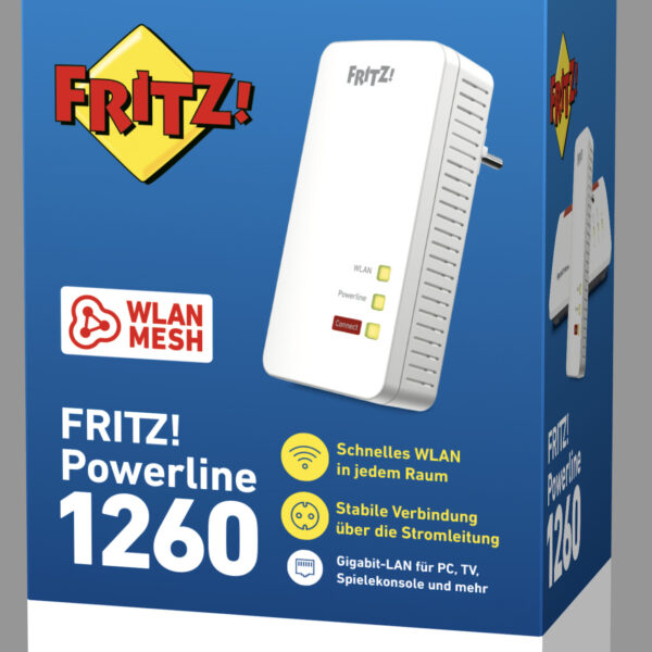 AVM 20002789 FRITZ!Powerline 1260E (Single)