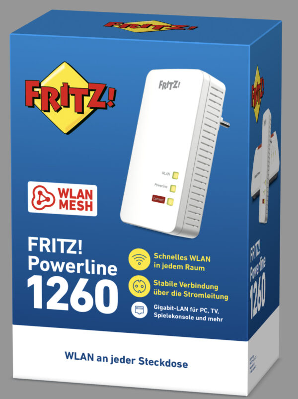 AVM 20002789 FRITZ!Powerline 1260E (Single)