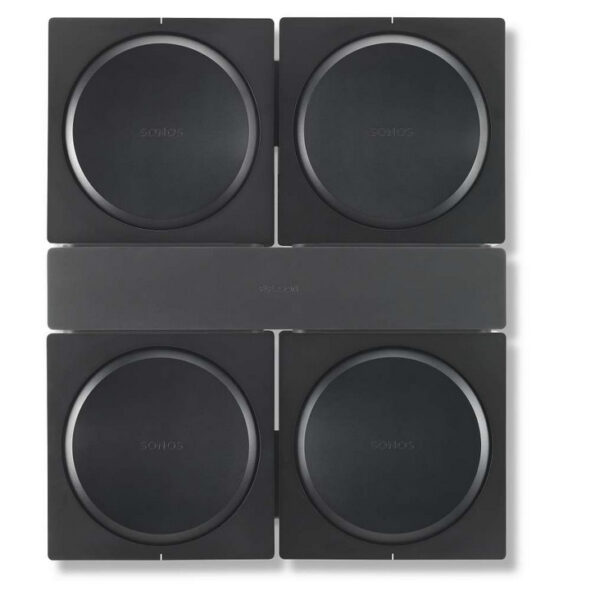 Flexson Wandhalter für 4 Sonos AMP SA-X4WM sw