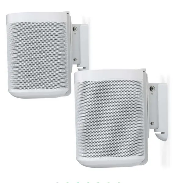 Flexson FLXS1WM2011 2x Wandhalter für Sonos One, OneSL oder Play:1 Weiss