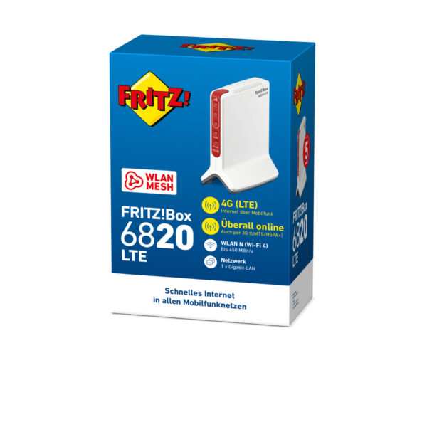 AVM FRITZ!Box 6820 LTE V3 Schnelles Internet über LTE-Mobilfunk 20002906