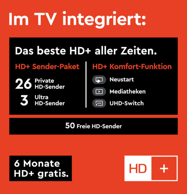 TechniSat Technivision UHD55A 4K Smart TV 5455/9820 – Bild 3