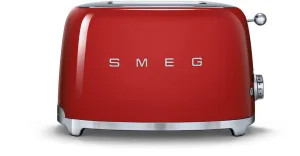 SMEG TSF01RDEU Toaster rot 2-Schlitz kompakt 950W