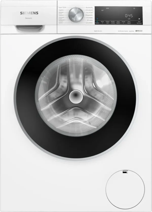 SIEMENS iQ500 Waschmaschine, Frontlader 9 kg 1400 U/min. WG44G10G0