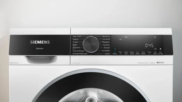 SIEMENS WG44G21G0, iQ500 Waschmaschine, Frontlader 9 kg 1400 U/min. – Bild 3