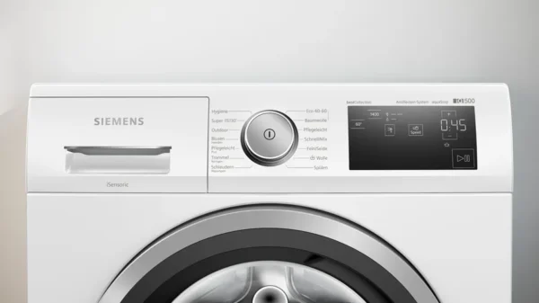 SIEMENS WM14URG0, iQ500 Waschmaschine, Frontlader 9 kg 1400 U/min. – Bild 3