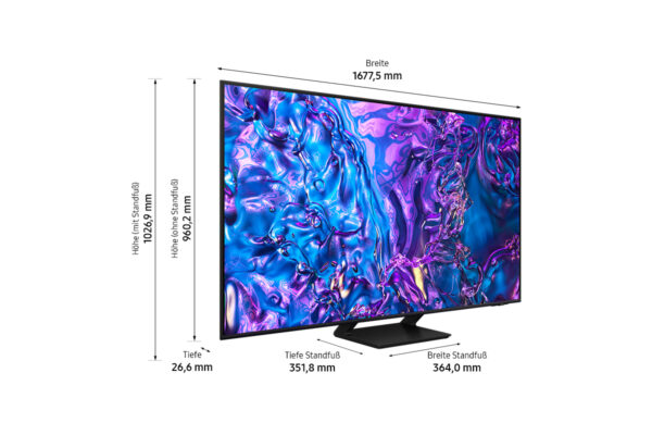 Samsung GQ75Q70DATXZG - 75 Zoll QLED 4K Smart TV – Bild 4