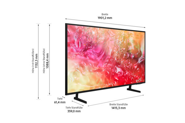 SAMSUNG GU85DU7199UXZG - 85" Crystal UHD 4K DU7199 2024 – Bild 4