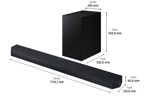 Samsung HW-Q710GD/ZG - 3.1.2 Kanal Premium Q-Soundbar Dolby Atmos – Bild 5