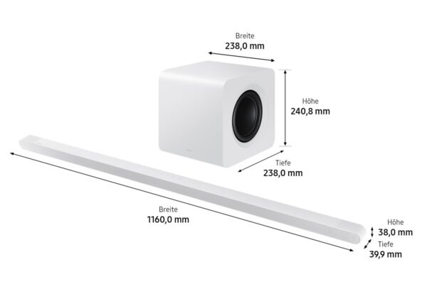 Samsung HW-S811GD - 3.1.2 Kanal Ultra-Slim S-Soundbar Dolby Atmos aus 2024 – Bild 3