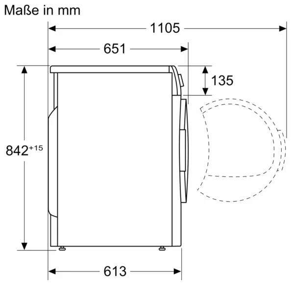 SIEMENS WT45N2H3, iQ300, Kondensations-Trockner, 8 kg – Bild 2