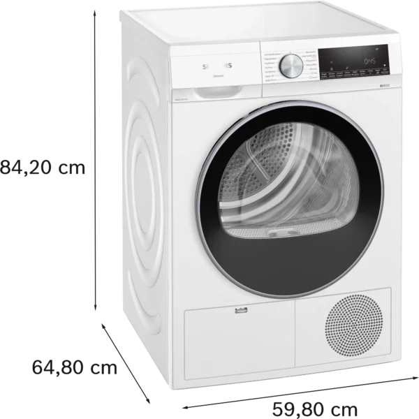 SIEMENS  WQ41G20G0, iQ500, Wärmepumpen-Trockner, 9 kg – Bild 10