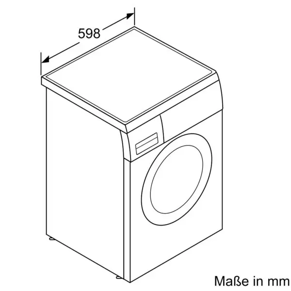 SIEMENS WU14UTG1, iQ500 Waschmaschine, Frontlader 8 kg 1400 U/min. – Bild 2
