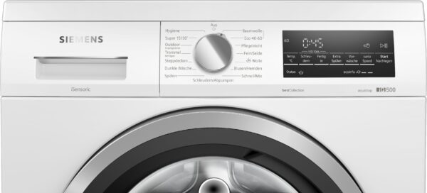 SIEMENS WU14UTG1, iQ500 Waschmaschine, Frontlader 8 kg 1400 U/min. – Bild 4