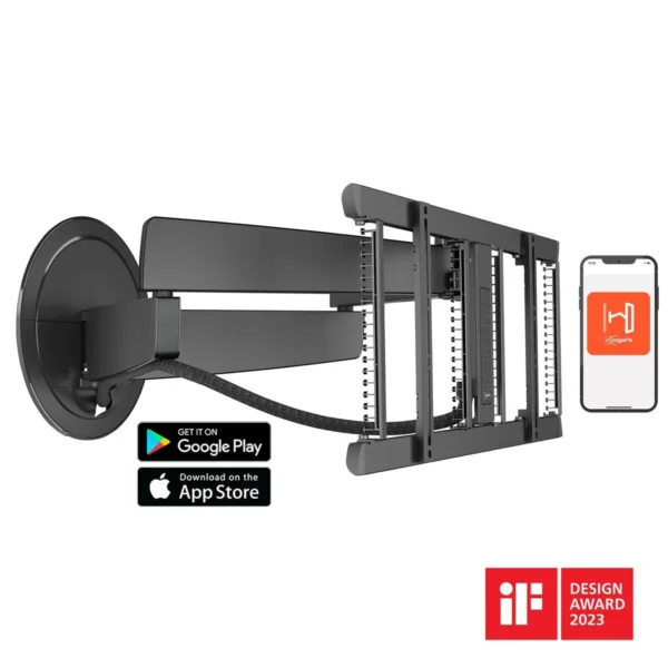 Vogels TVM 7675 Elektrische TV-Wandhalterung (schwarz) – Bild 2