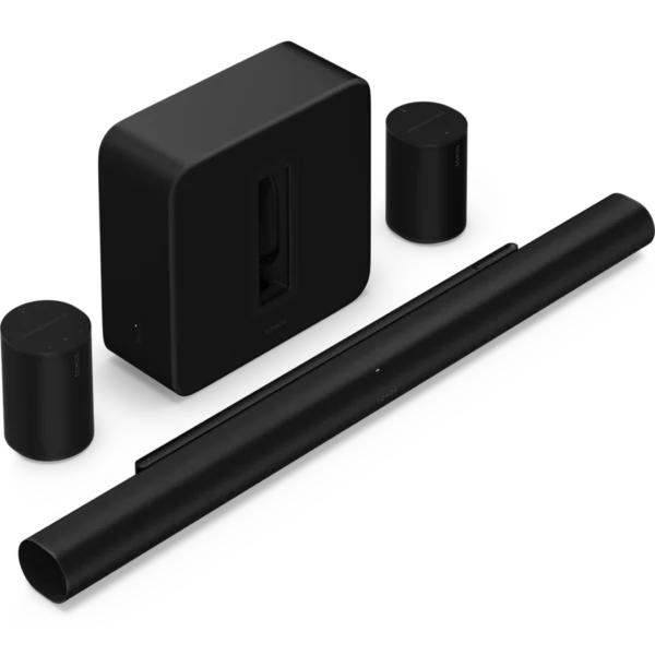 Sonos Heimkino Set mit Arc Ultra, Sub 4 und 2x Era 100 Schwarz