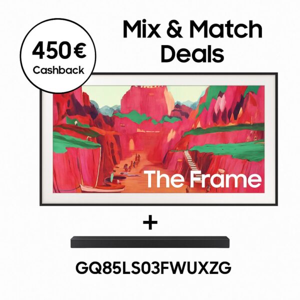Samsung GQ85LS03FWUXZG (2025) - 85 Zoll The Frame Pro Wireless One Connect Box