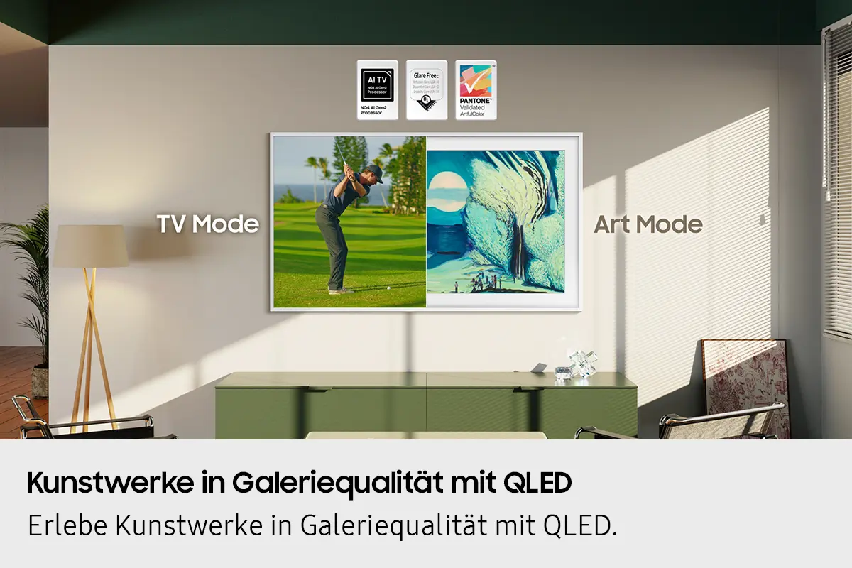 Samsung Kunstwerke in Galeriequalität mit QLED The Frame 2025 LS03F Atlas Vision Store