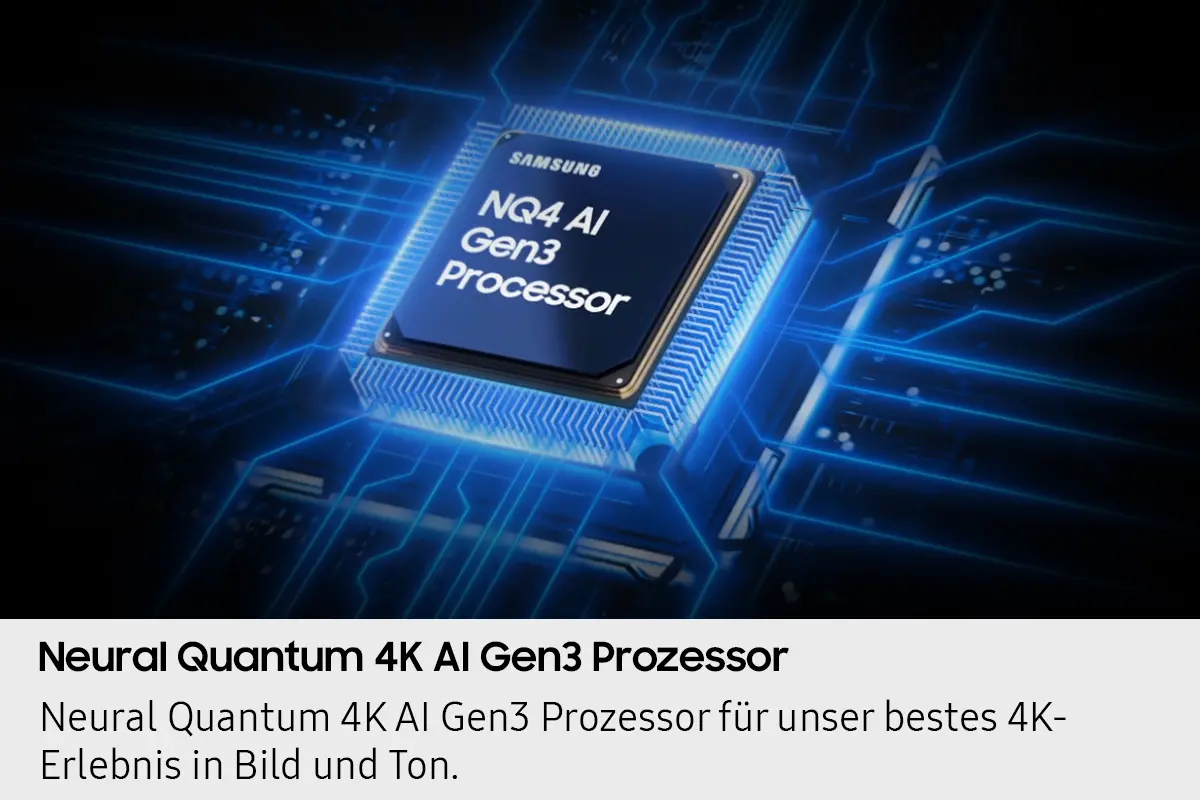Samsung QN90F Neural Quantum 4K AI Gen3 Prozessor