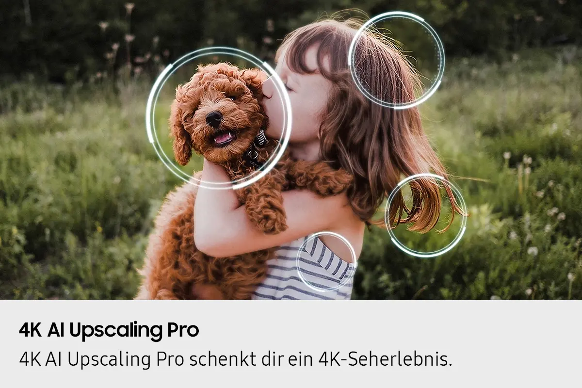 Samsung 4K AI Upscaling Pro S90F