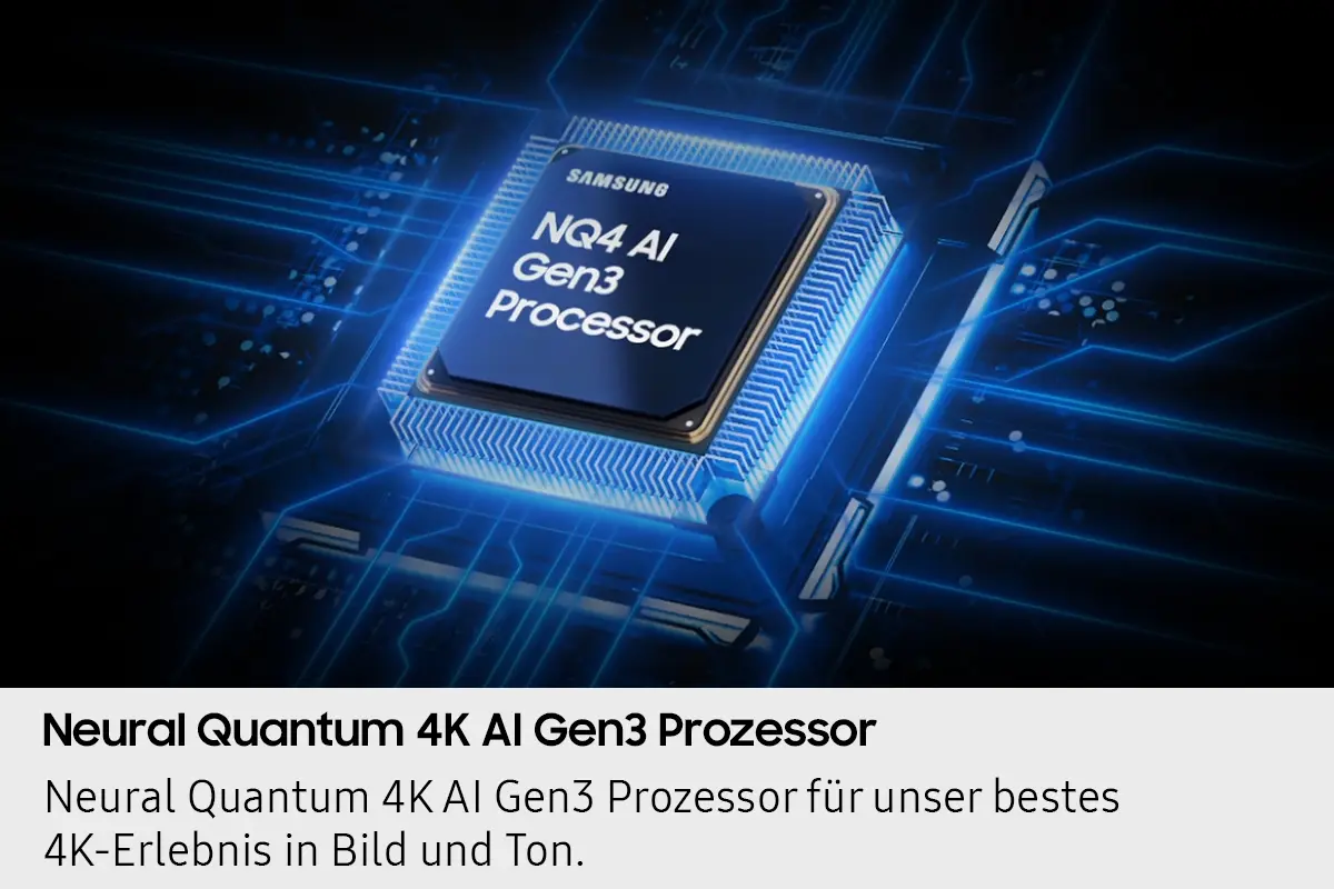 Samsung Neural Quantum 4K AI Gen3 Prozessor S90F