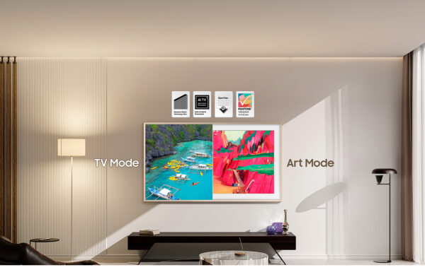 Samsung GQ85LS03FWUXZG (2025) - 85 Zoll The Frame Pro Wireless One Connect Box – Bild 8