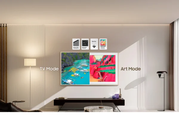 Samsung GQ85LS03FWUXZG (2025) - 85 Zoll The Frame Pro Wireless One Connect Box – Bild 9