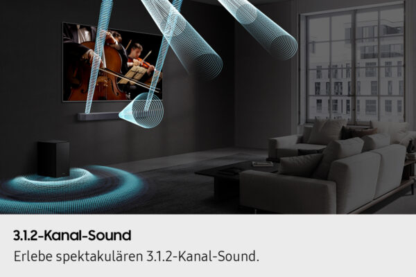 Samsung HW-Q610GF/ZG (2025) - 3.1.2-Kanal Premium Soundbar Dolby Atmos – Bild 6