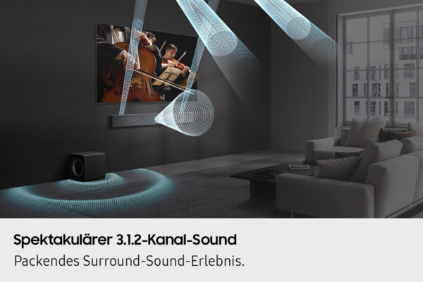 Samsung HW-QS710GF/ZG (2025) - 3.1.2-Kanal Premium Soundbar Dolby Atmos – Bild 7