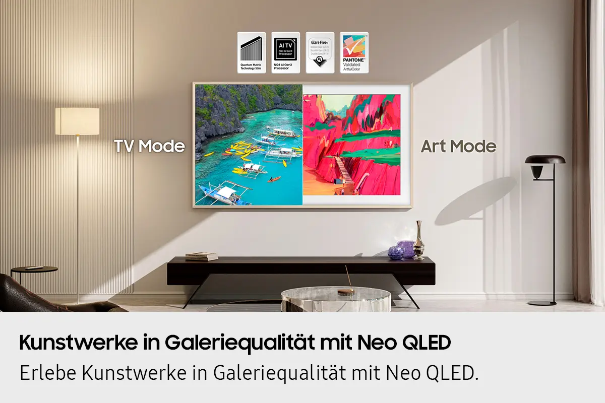 Samsung GQ65LS03FWUXZG (2025) - 65 Zoll The Frame Pro Wireless One Connect Box – Bild 12