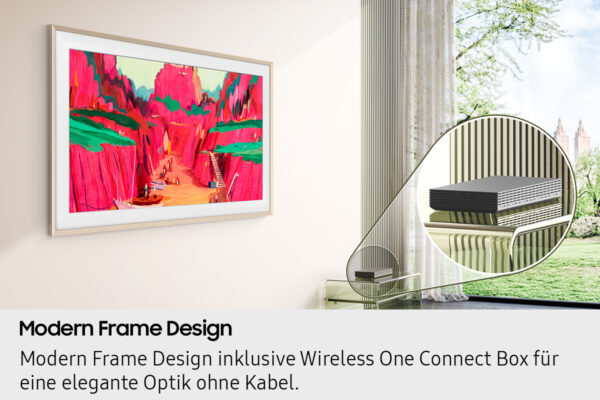 Samsung GQ65LS03FWUXZG (2025) - 65 Zoll The Frame Pro Wireless One Connect Box – Bild 7