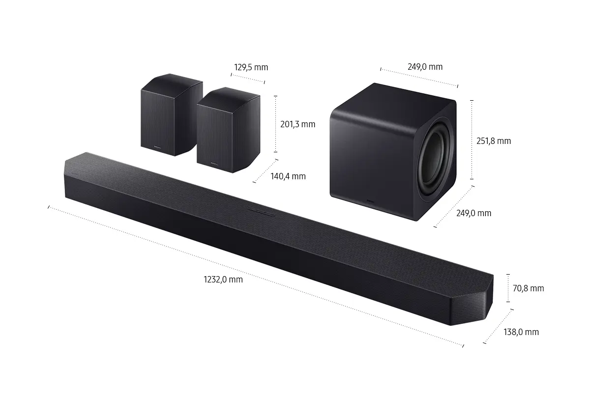 Samsung HW-Q995GF/ZG (2025) - 11.1.4-Kanal Premium Soundbar Dolby Atmos – Bild 3