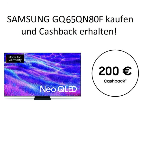 Samsung GQ65QN80F (2025) - 65 Zoll 4K NeoQLED QN80F Vision AI Smart TV