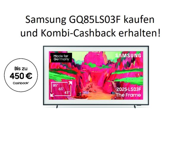 Samsung GQ85LS03DAUXZG (2024) - The Frame 85 Zoll 4K QLED Smart TV